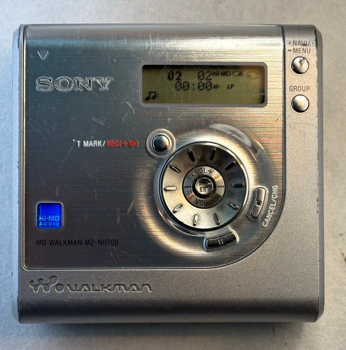 Sony MZ-NH700 Hi-MD MiniDisc Walkman – Werkend, Ophalen of Verzenden, Minidisc-speler