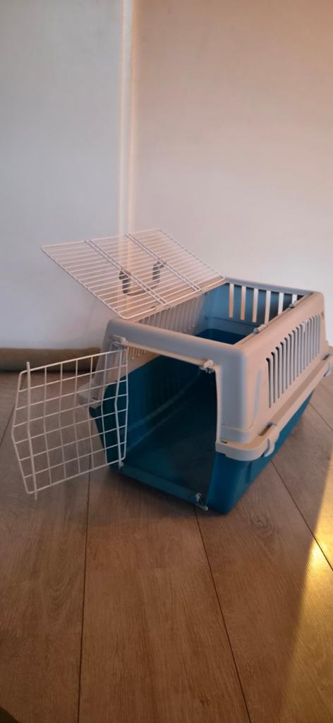 Katten reismand / vervoersbox, Ophalen of Verzenden, Zo goed als nieuw, Polyester