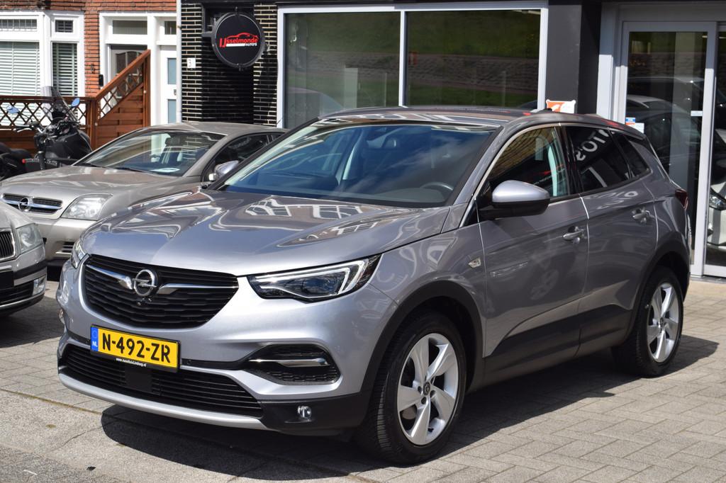 Opel Grandland X 1.2 Turbo Innovation Automaat 360 Camera St, Stof, Gebruikt, 1199 cc, 3 cilinders