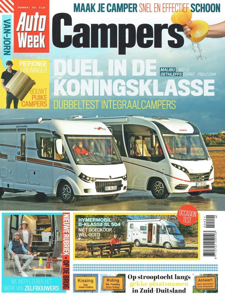 Autoweek Campers 2021 nr. 4 (o.a. La Strada Nova EB), Verzenden, Gelezen, Algemeen