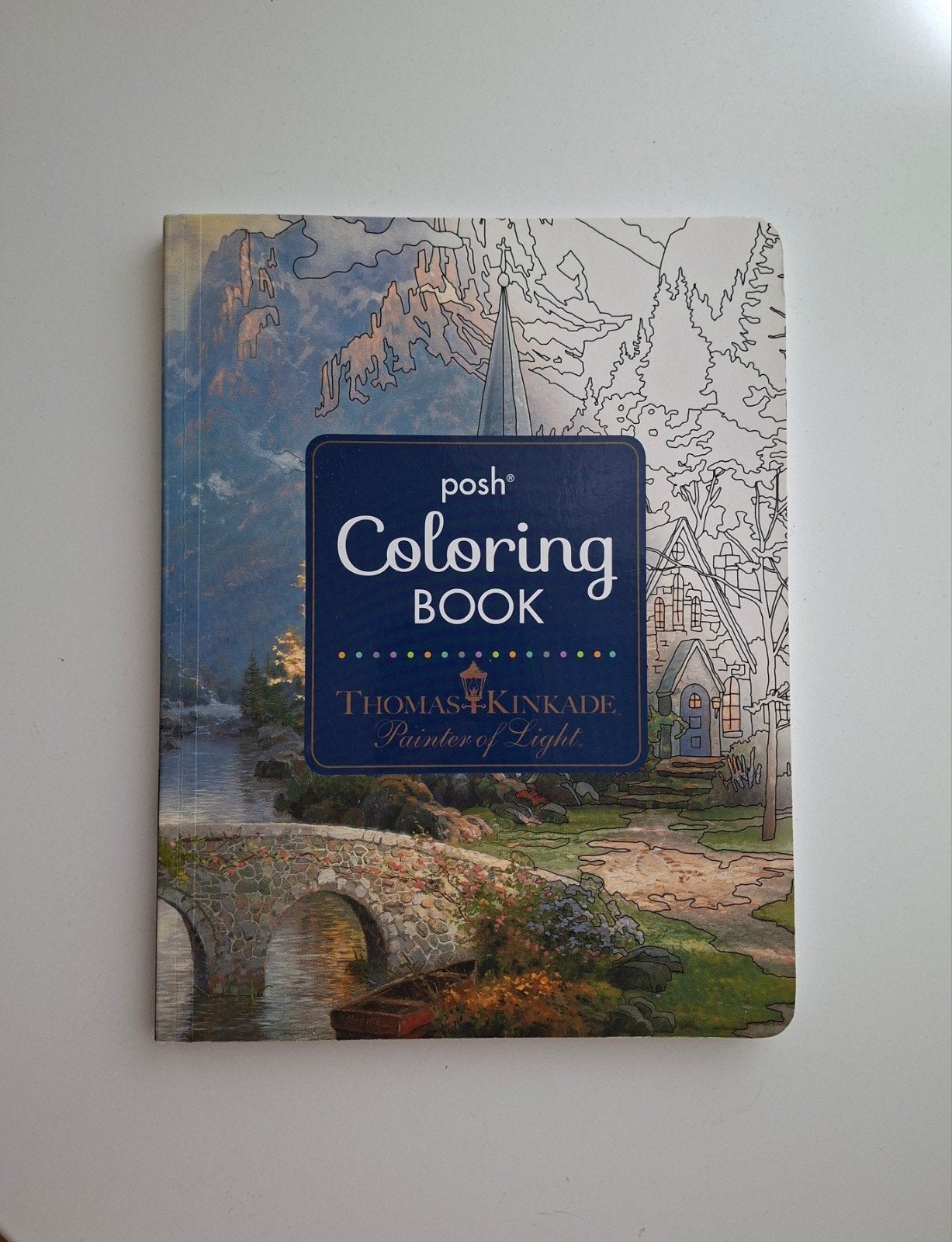Thomas Kinkade kleurboek voor volwassenen, Ophalen of Verzenden, Zo goed als nieuw, Papier, Schets- of Tekenboek
