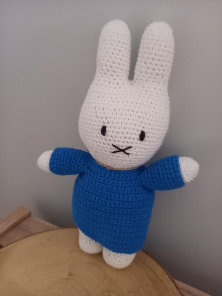 Nieuw gehaakt Nijntje - 28 cm - 100% katoen, Ophalen of Verzenden