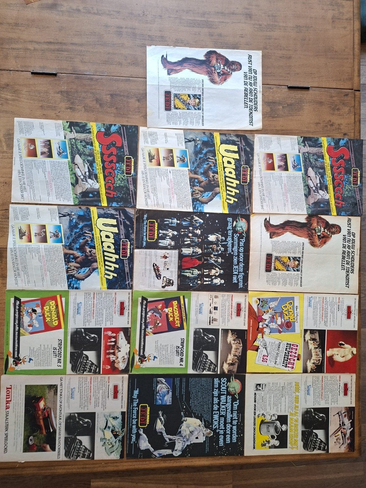 star wars vintage advertisement reclame donald duck kenner, Verzamelen, Star Wars, Verzenden
