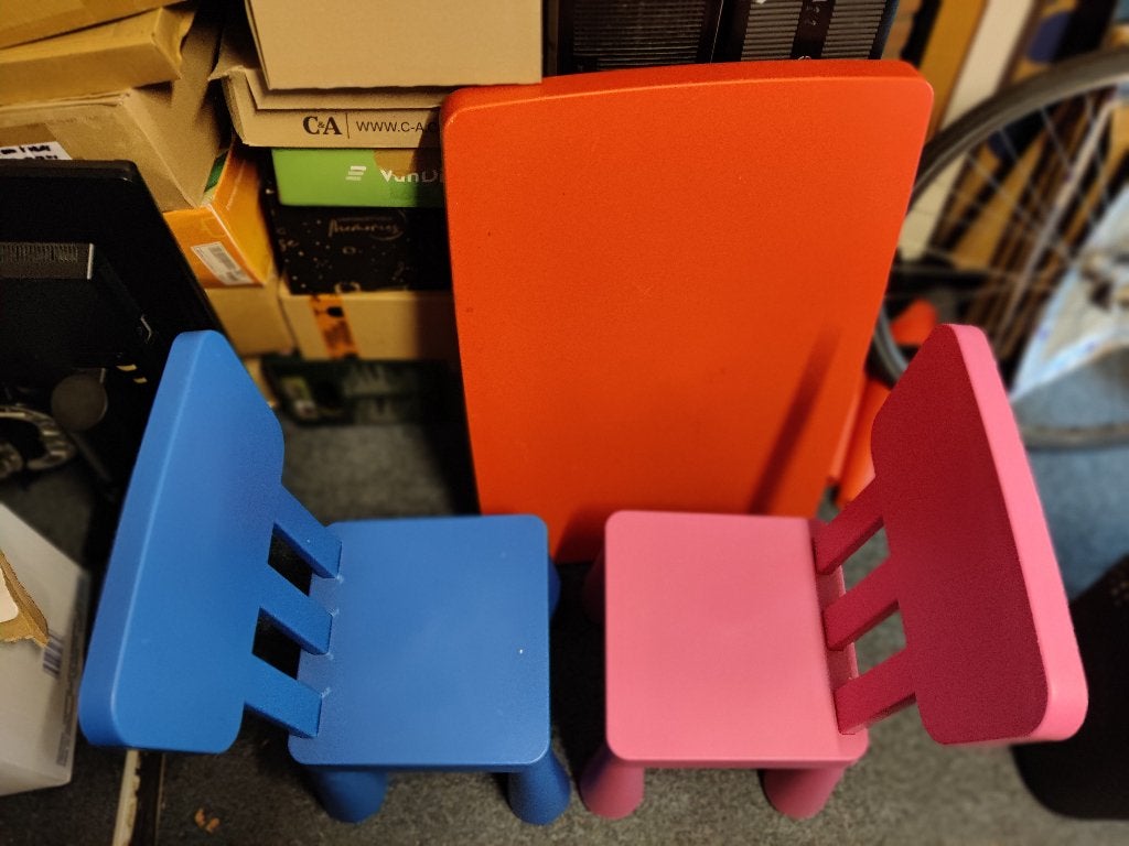 Ikea kindertafeltje Mammut met 2 stoeltjes | 11-10, Ophalen, Gebruikt, Tafel(s)