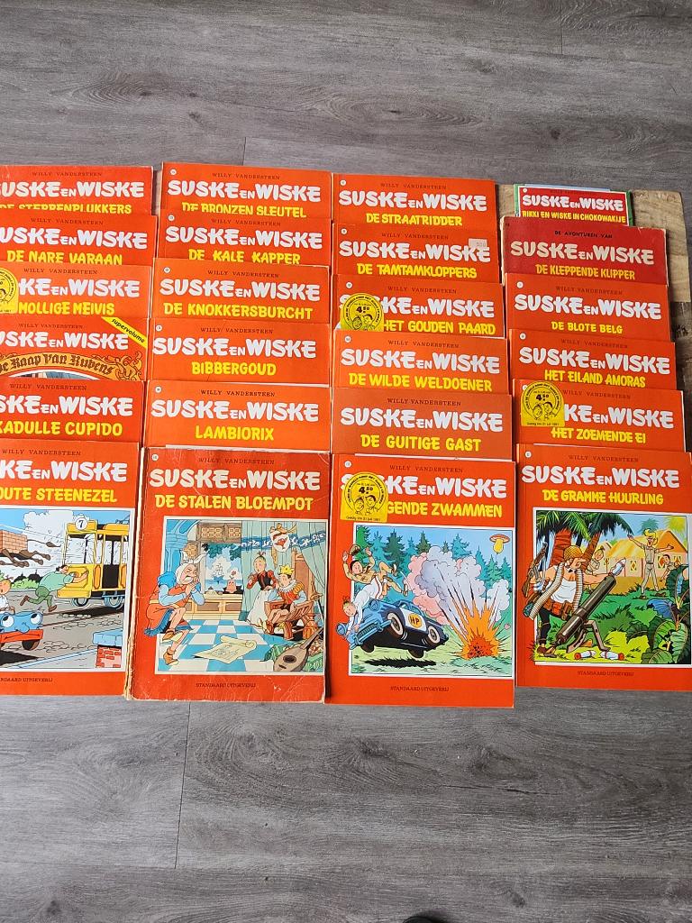 58 stuks Suske en Wiske strips, Gelezen, Willy Vandersteen, Europa, Ophalen of Verzenden