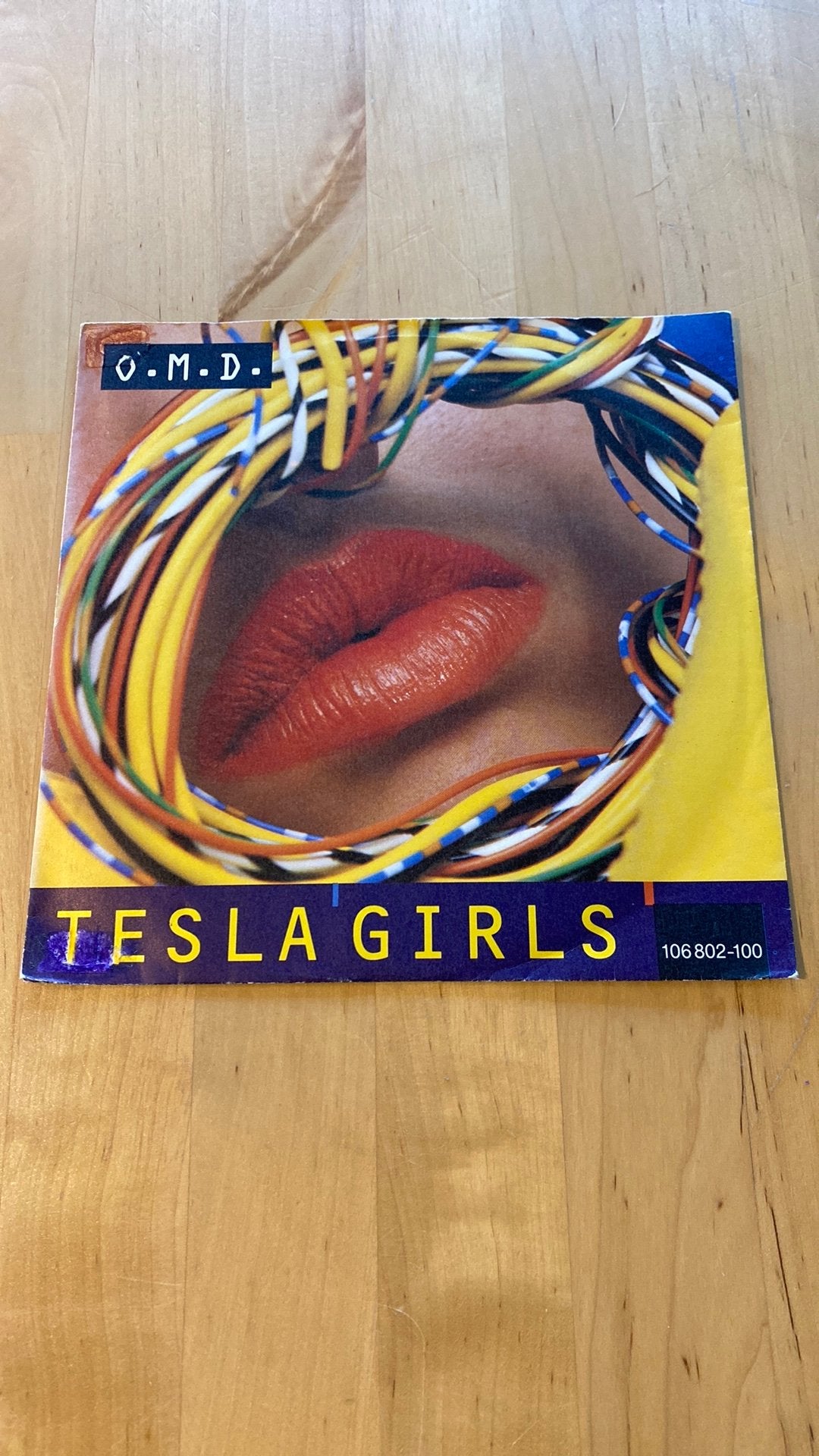 Vinyl single OMD - Tesla girls, Cd's en Dvd's, Vinyl Singles, Ophalen of Verzenden, Zo goed als nieuw, Pop