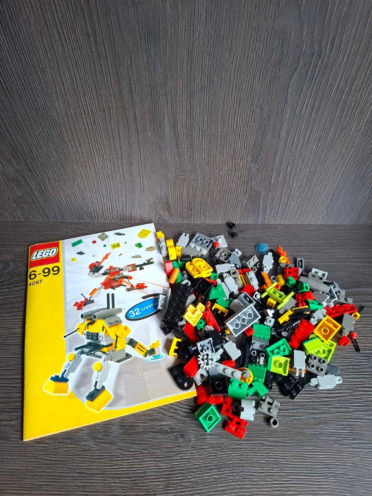Lego minirobots 4097 compleet, Kinderen en Baby's, Speelgoed | Duplo en Lego, Overige thema's, Lego, Compleet, Ophalen of Verzenden