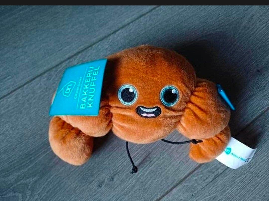 Croissant Knuffel / Bakkerij Knuffel, Overige typen, Nieuw, Ophalen of Verzenden, Met label