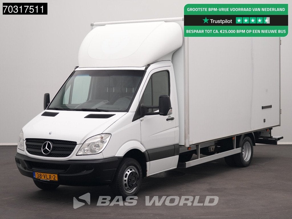 Mercedes Sprinter 515 CDI Trekhaak Zijdeur Dubbellucht Achte, Auto's, Bestelauto's, Stof, Gebruikt, 4 cilinders, Trekhaak