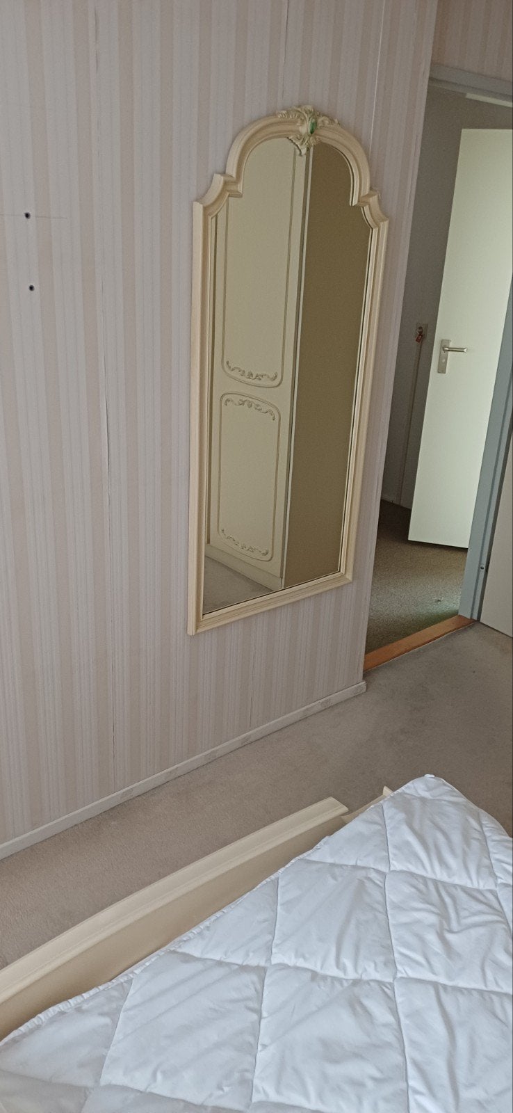 Decoratieve spiegel met sierlijke lijst, Ophalen