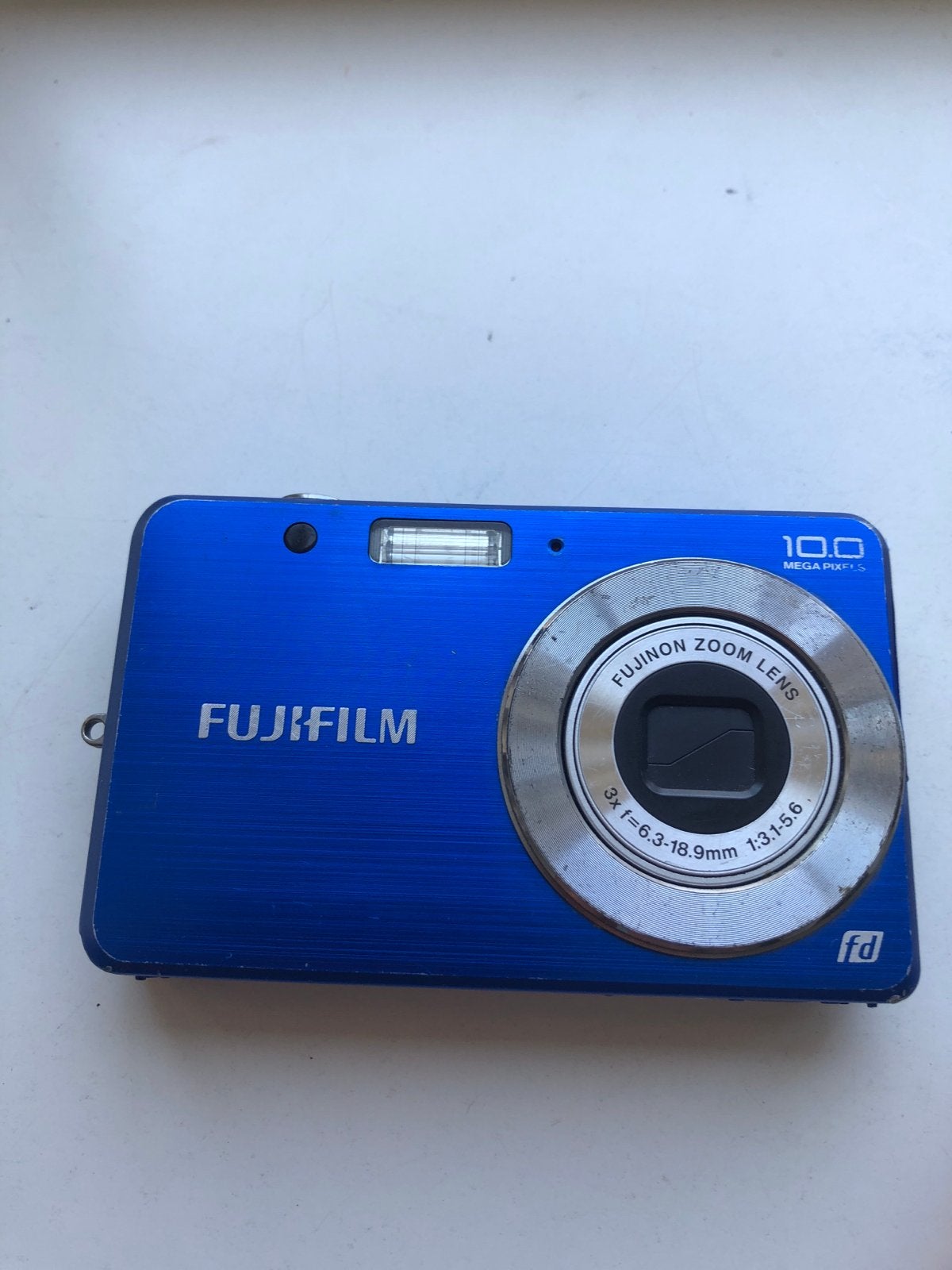 Fujifilm FinePix J20 Compactcamera - Blauw, 10.0 MP, Audio, Tv en Foto, Fotocamera's Digitaal, Ingebouwde flitser, Gebruikt, Ophalen of Verzenden