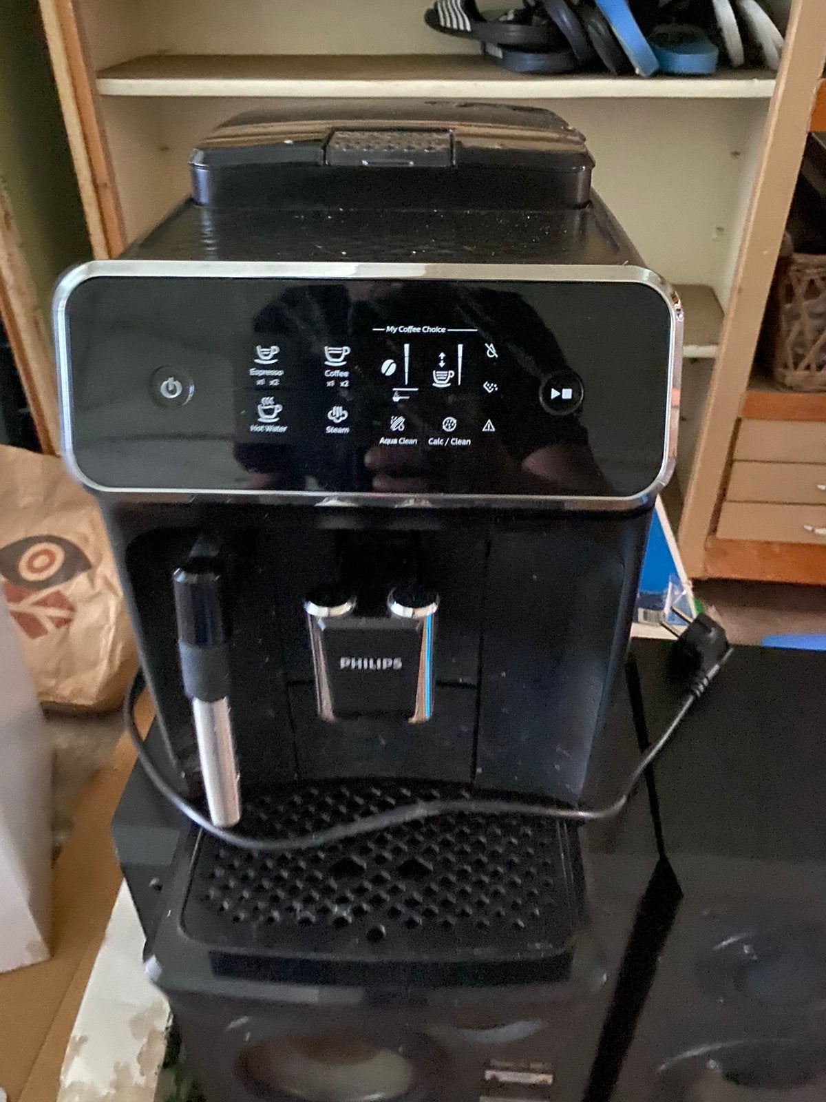 Philips EP2220/10 volautomatische koffiemachine, Ophalen of Verzenden, Zo goed als nieuw