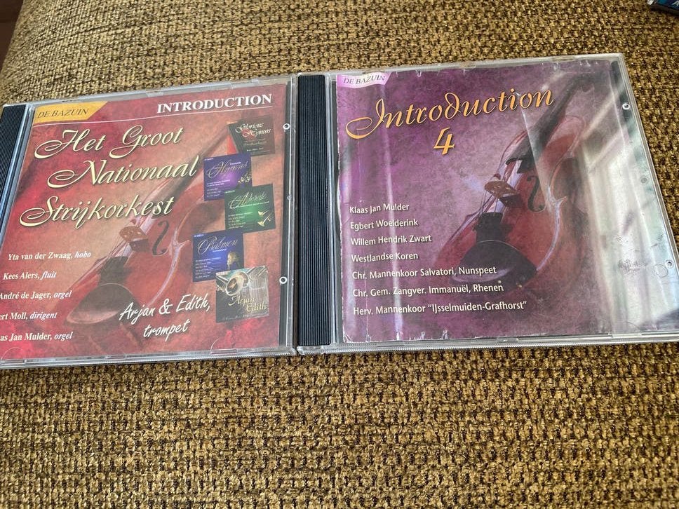 Het Groot Nationaal Strijkorkest & Introduction 4 CD's, Gebruikt, Overige componisten, Modernisme tot heden, Ophalen of Verzenden