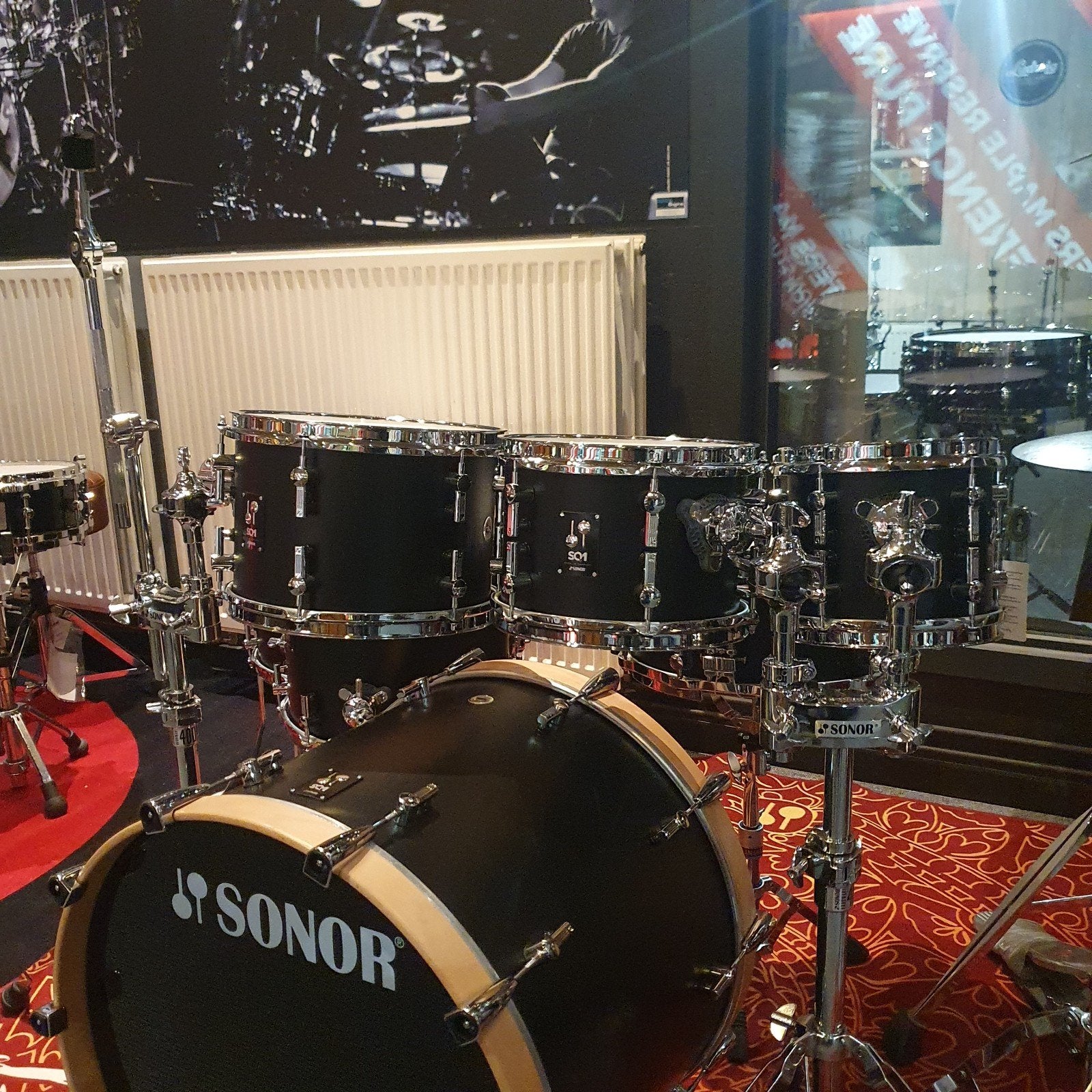 Sonor SQ1: GT black. 6 pcs shellset, Muziek en Instrumenten, Ophalen of Verzenden, Nieuw, Sonor