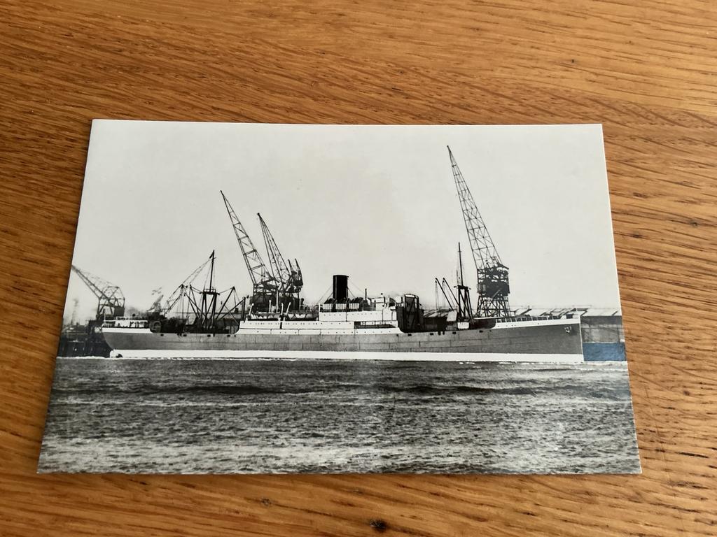 S346 MS KOTA BAROE ROTTERDAMSCHE LLOYD, Ophalen of Verzenden, Zo goed als nieuw, Kaart, Foto of Prent