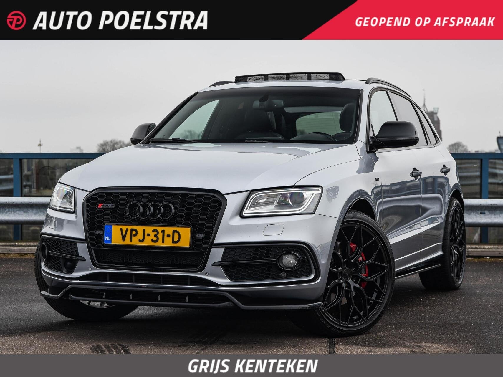 Audi SQ5 3.0 TDI SQ5 Plus quattro 341 PK Grijs Kenteken Pano, Auto's, 15 km/l, Gebruikt, Zwart, 340 pk