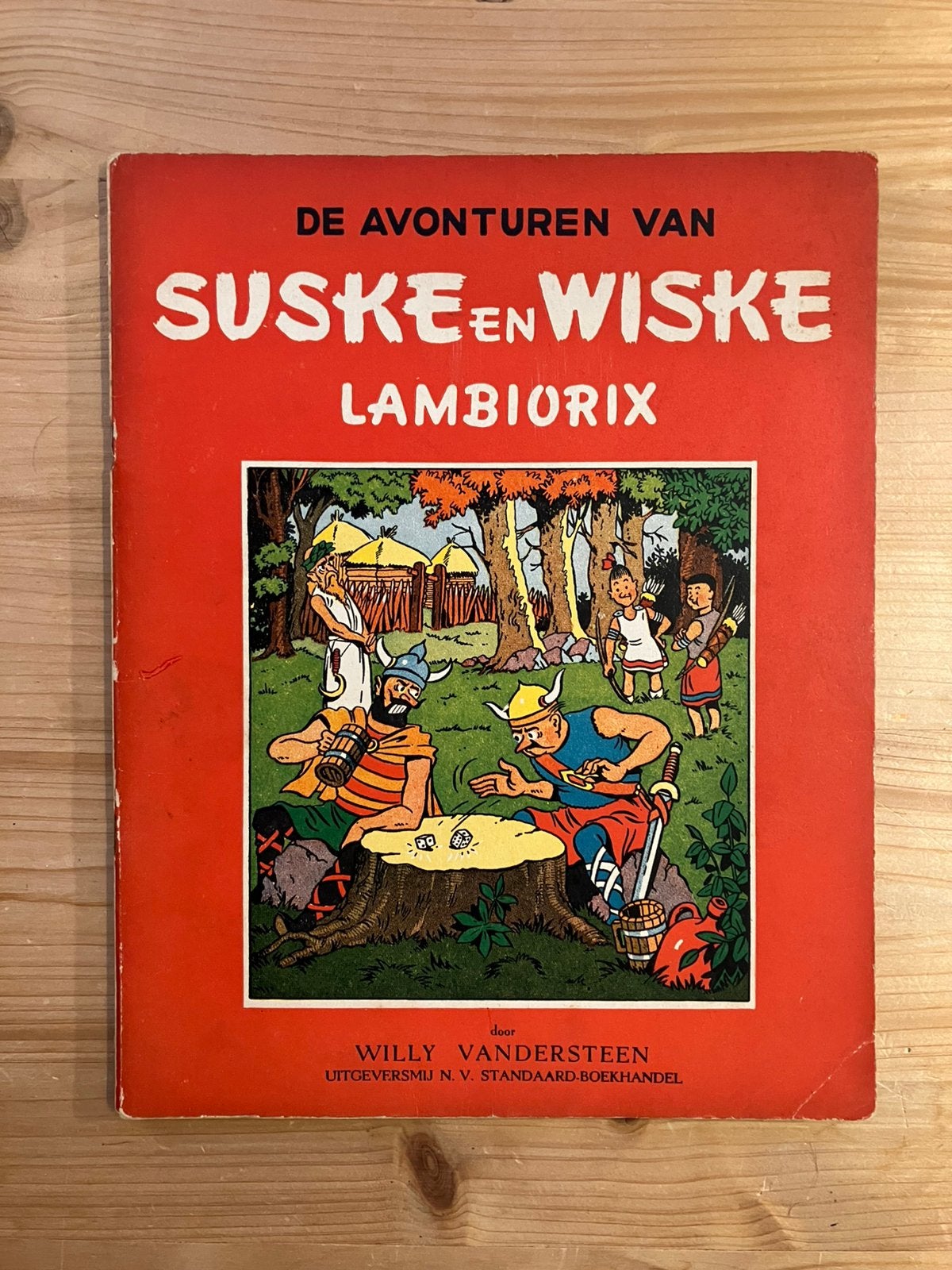 Suske en Wiske - Lambiorix - 1e druk 1950, Verzenden, Willy Vandersteen, Eén stripboek, Zo goed als nieuw