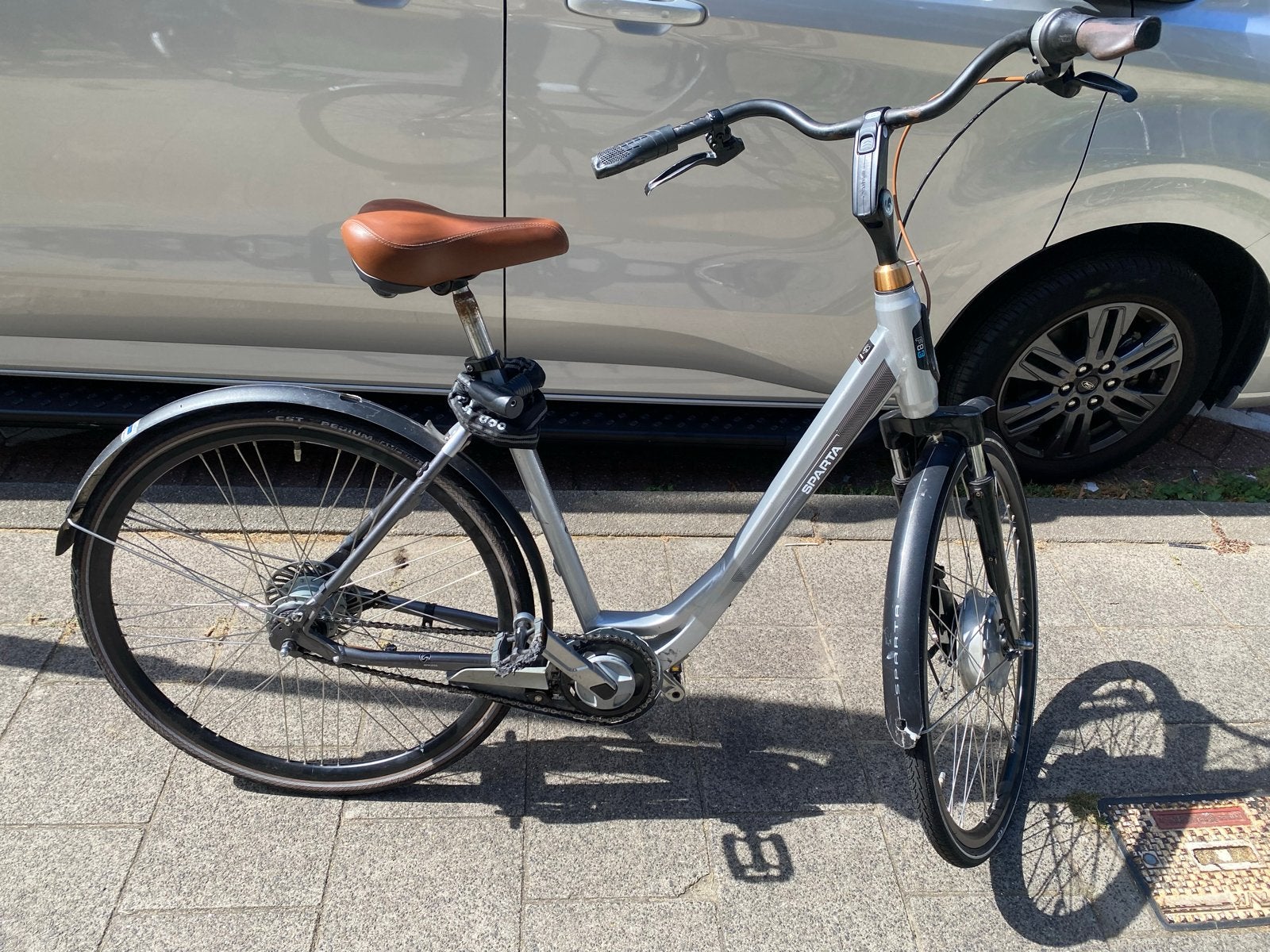Sparta elektrische fiets met lage instap, Sparta, Velgrem, Ophalen of Verzenden, 50 tot 53 cm