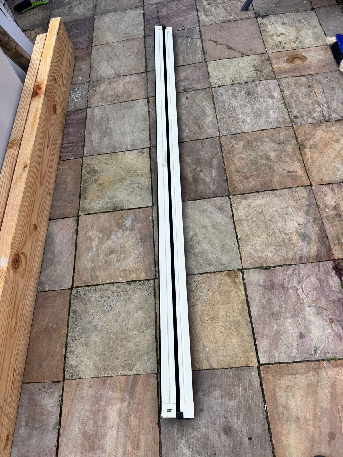 Luxaflex Plissé Hordeur - Wit, Ophalen, Kunststof, Gebruikt, 80 tot 100 cm