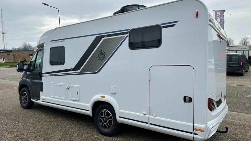Knaus Van TI 650 Meg 2 aircos,TV,SAT,ACC,Gas buiten,Trekhaak, Caravans en Kamperen, Automaat, Ringverwarming, Fiat, Diesel