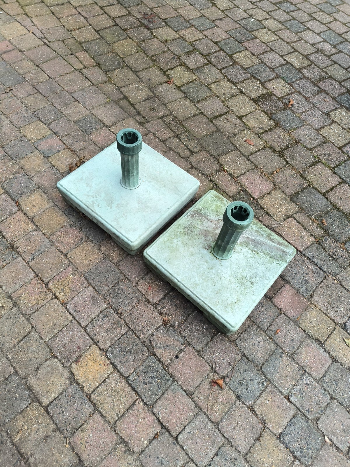 Parasolvoet. Parasol houder beton, Ophalen of Verzenden, Gebruikt, Minder dan 1 meter, Parasolvoet
