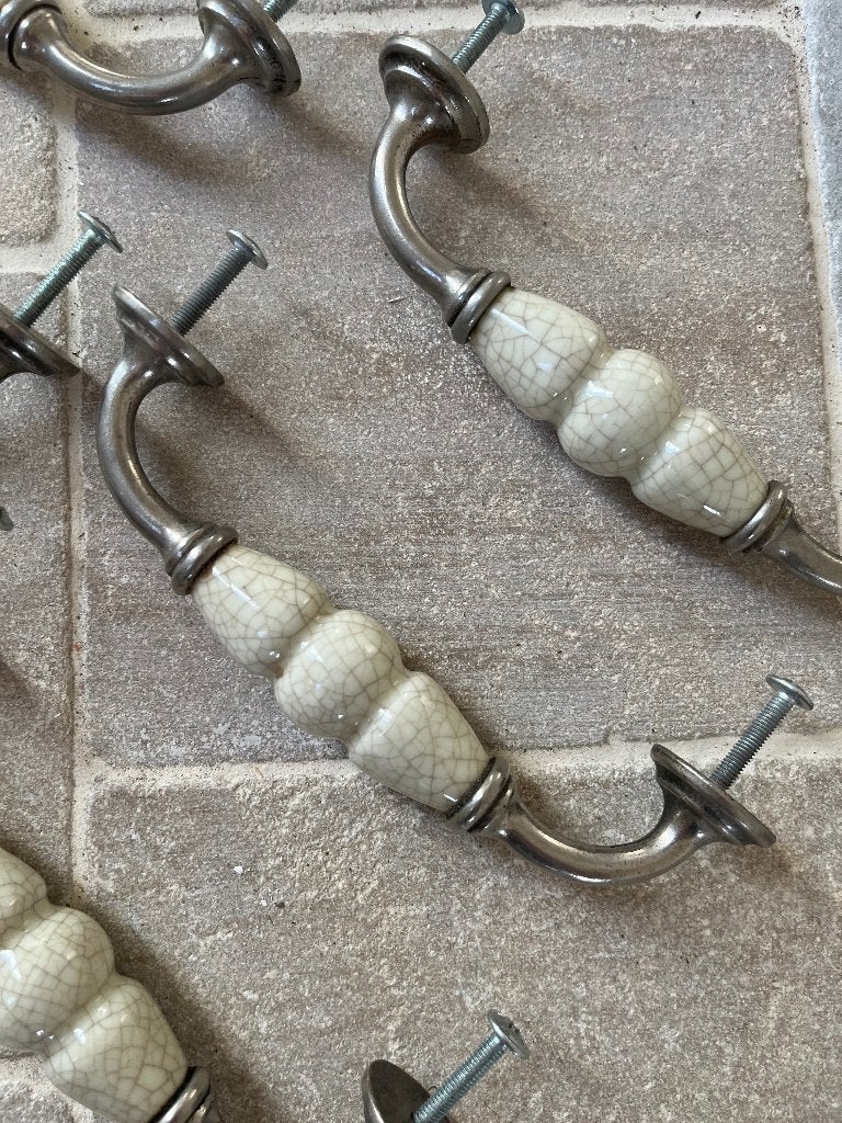 Handgrepen keuken, landelijk (13 stuks), Ophalen, Minder dan 50 cm, Gebruikt, Overige kleuren