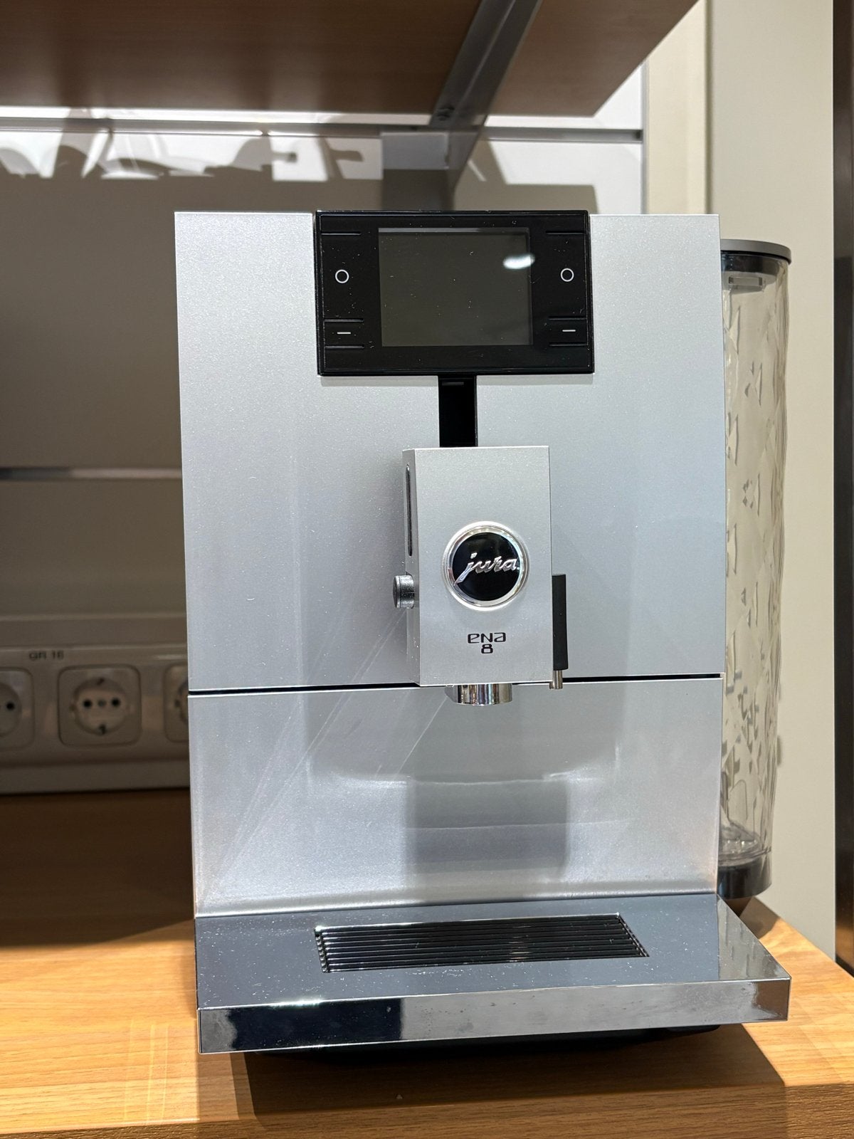 NIEUWE Jura ENA 8 Espressomachine - 20% KORTING, Afneembaar waterreservoir, Espresso apparaat, Nieuw, 1 kopje