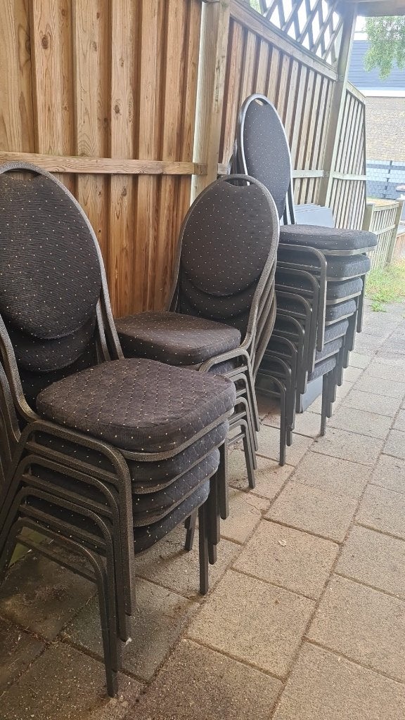 Te koop stoelen, Ophalen, Gebruikt, Blauw, Vijf, Zes of meer stoelen