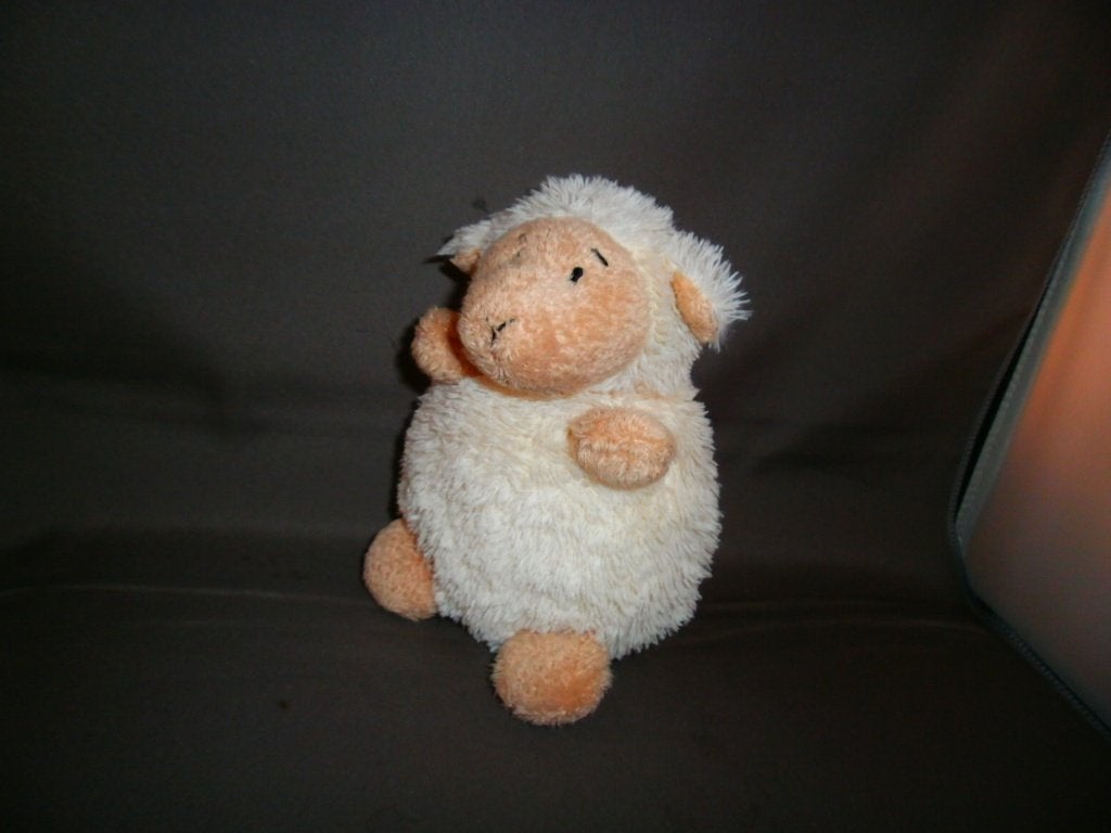 happy horse schaap lammy 15 cm wit harig met bruine poten/, Ophalen of Verzenden, Zo goed als nieuw, Wasbaar, Beige