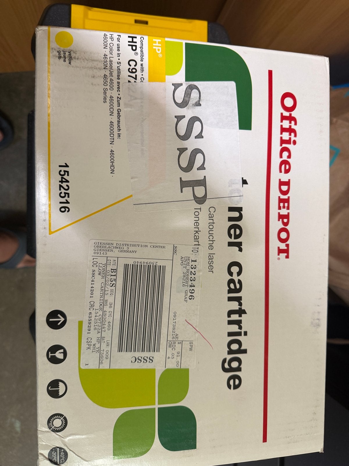 HP C9722A Gele Toner Cartridge (Compatibel) - Nieuw, Computers en Software, Printers, Ophalen of Verzenden, Nieuw