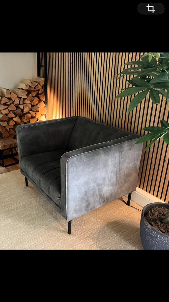 Love seat, Ophalen, Gebruikt, 75 tot 100 cm, 75 tot 100 cm