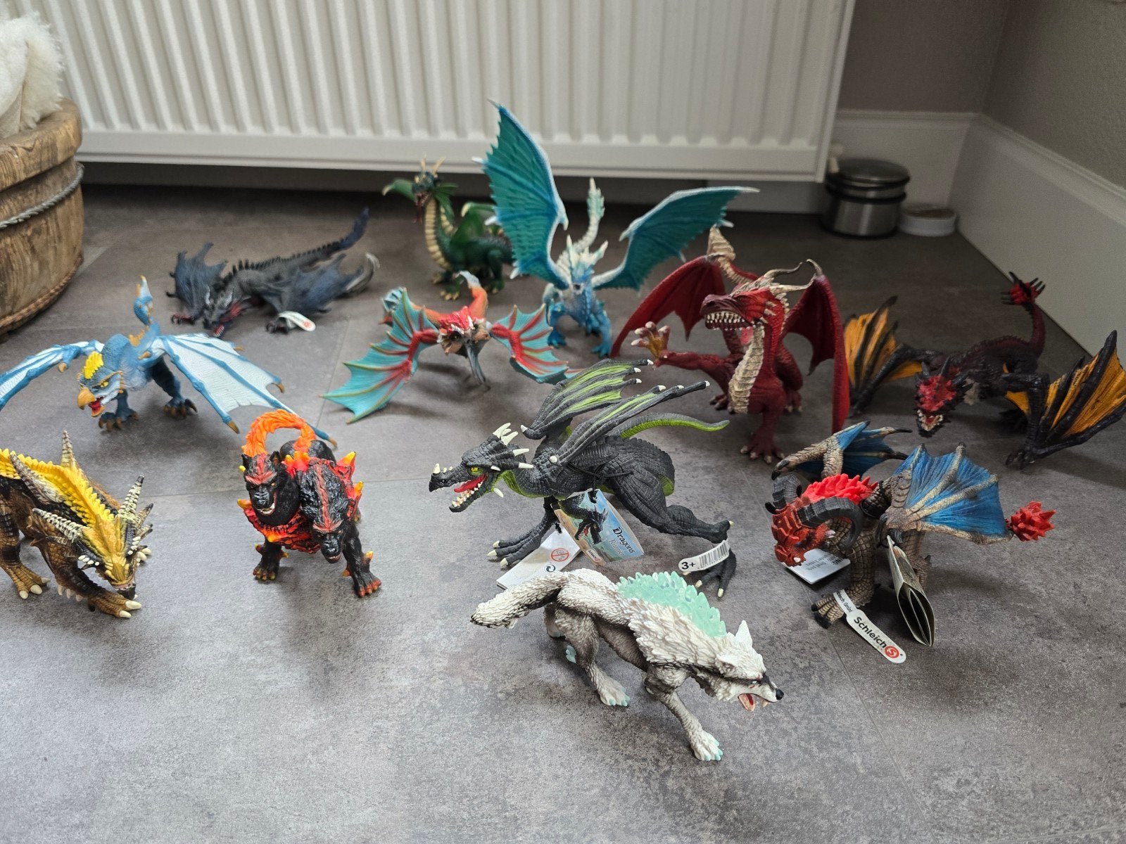 schleich dieren draken, Ophalen of Verzenden, Paard, Beeldje of Figuurtje