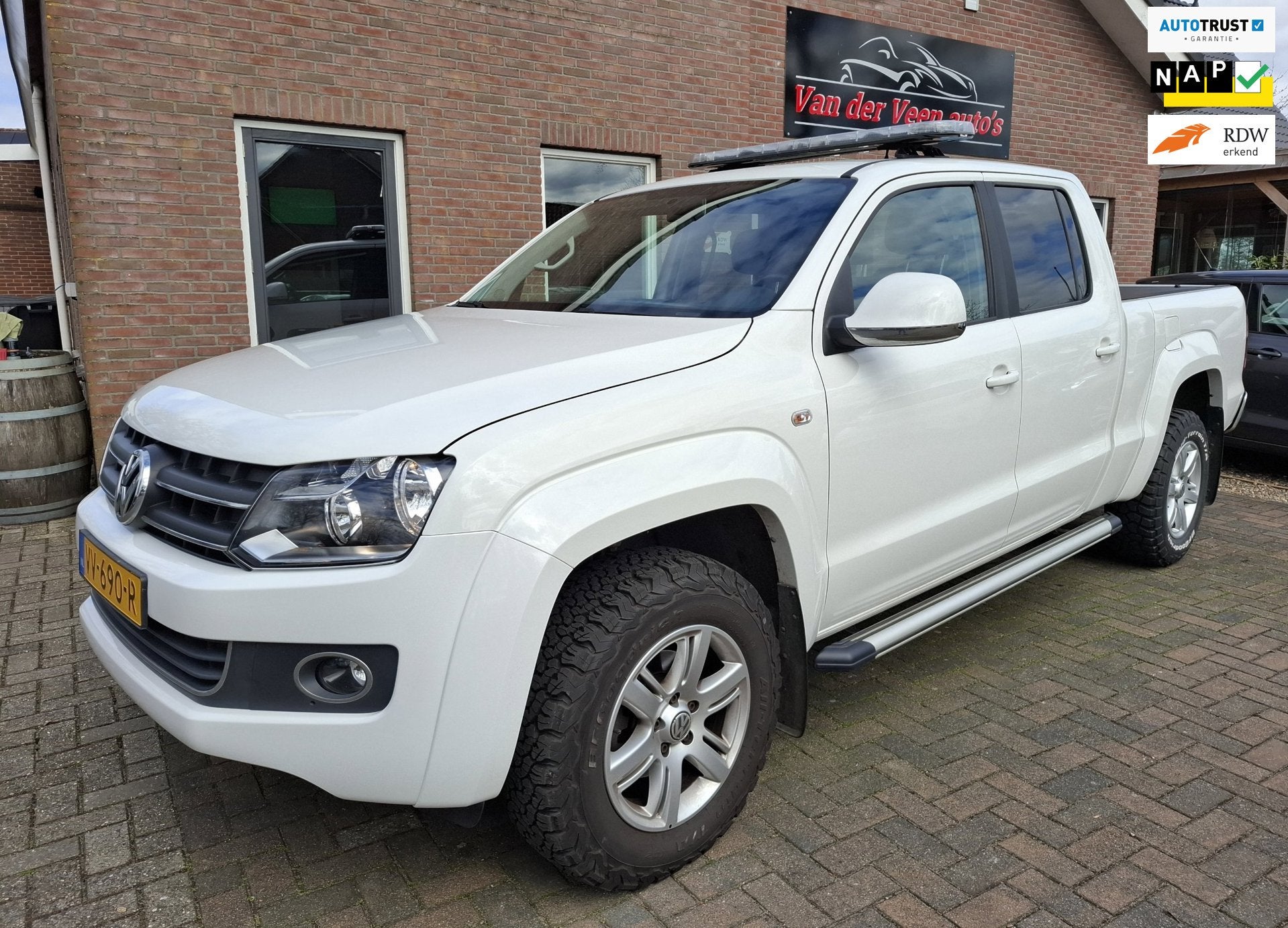 Volkswagen Amarok 2.0 TDI 4Motion Dubbel Cabine 5 pers Highl, Auto's, Volkswagen, Automaat, Euro 5, Stof, Gebruikt