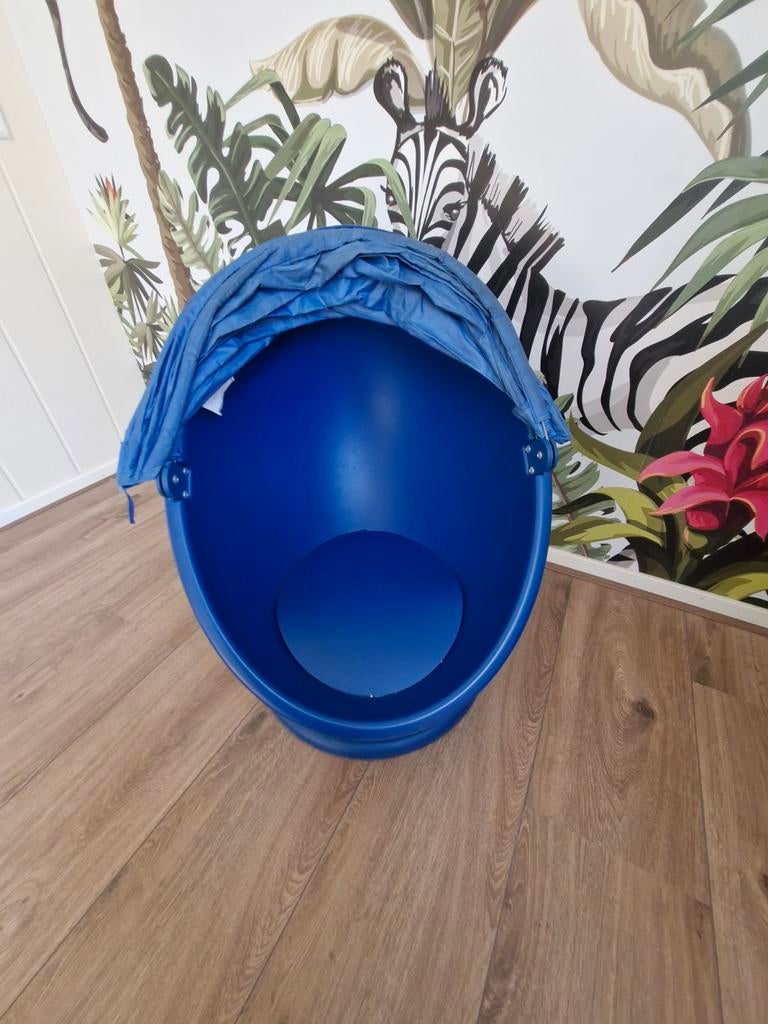Ikea Ei Stoel - Blauw (Kinderstoel), Ophalen, Stof, Gebruikt, Blauw