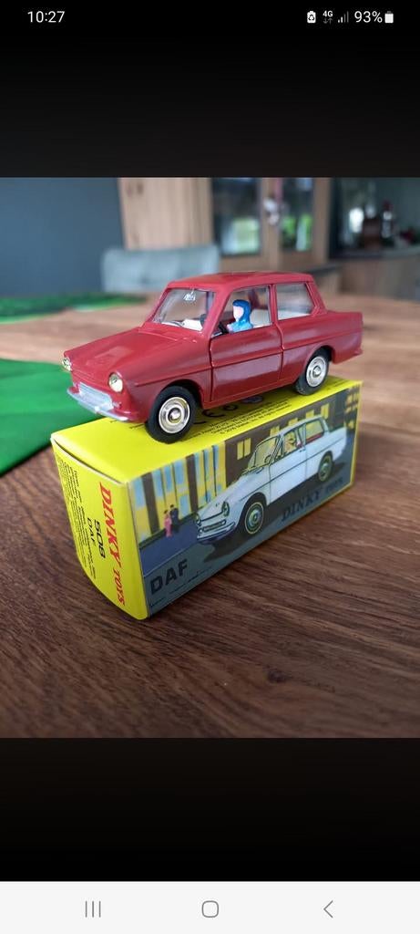 Atlas dinky toys Daf 33 met doosje, Ophalen of Verzenden, Zo goed als nieuw, Auto, Dinky Toys