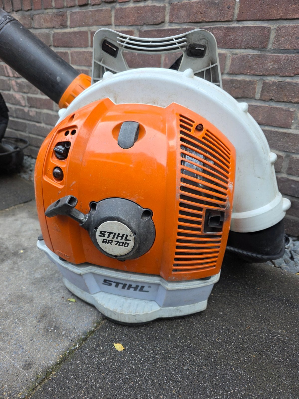 Stihl BR 700 Krachtige Ruggedragen Benzine Bladblazer, Tuin en Terras, Info@stihl.de, Gebruikt, Stihl AG & Co. KG, Ruggedragen