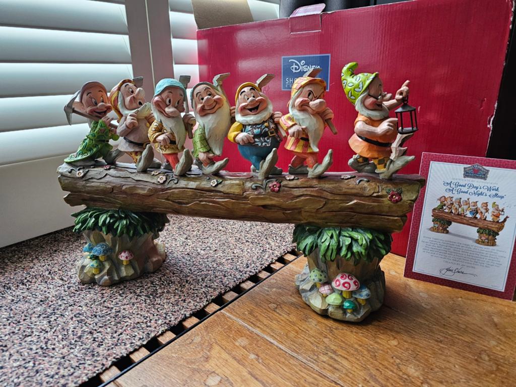Disney Showcase Sneeuwwitje en de Zeven Dwergen Beeld, Ophalen, Sneeuwwitje of Doornroosje, Nieuw, Beeldje of Figuurtje