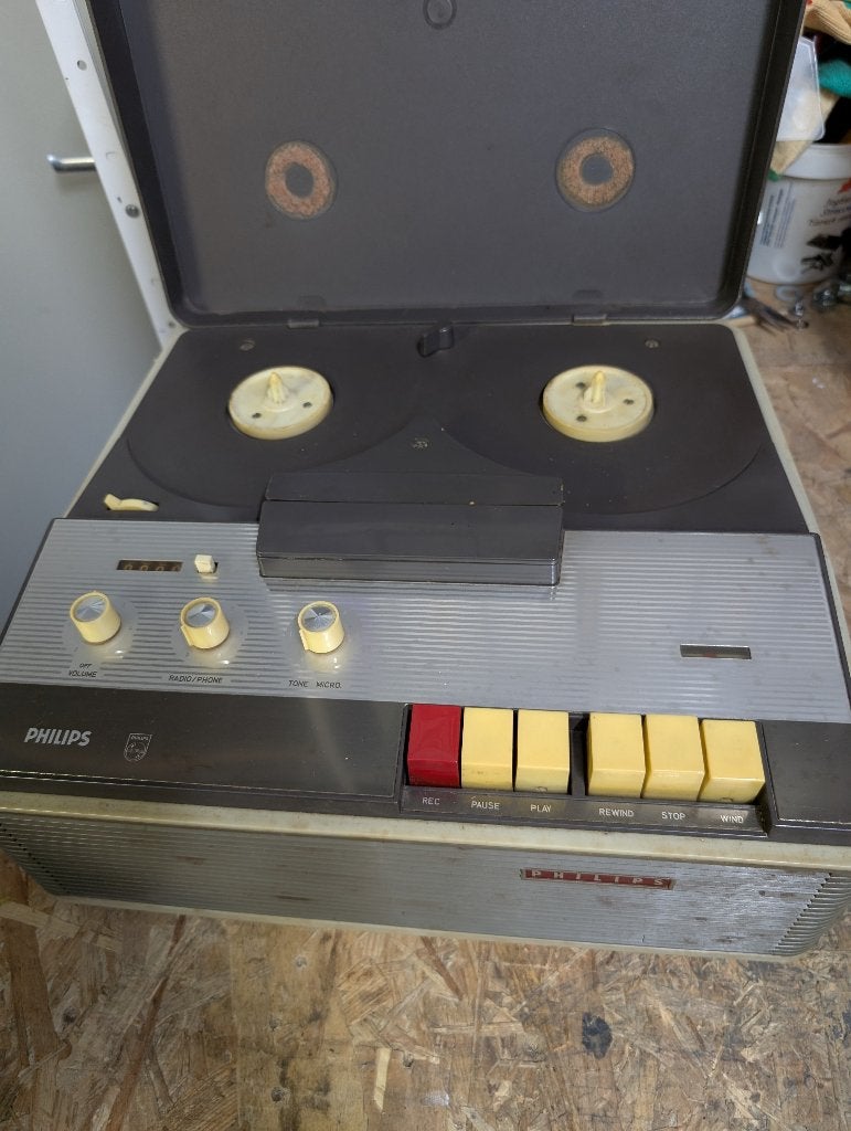 Vintage Philips Bandrecorder - Klassieke Audio, Ophalen