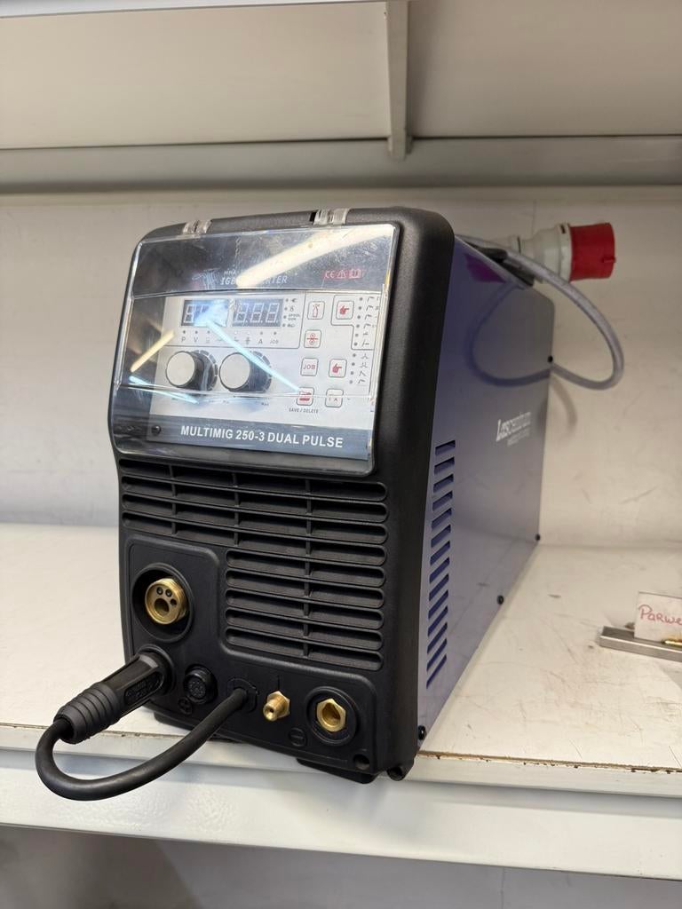 Lascentrum multi mig 250-3 dual pulse lasapparaat mig mag, Ophalen of Verzenden, Zo goed als nieuw, 250 ampère of meer, Co2