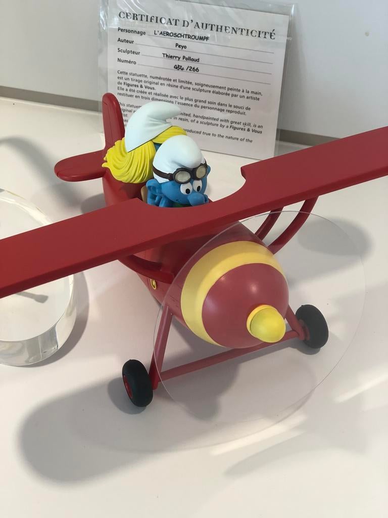 De Aeroschtroumpf-figuren en jij, Ophalen of Verzenden, Asterix en Obelix, Zo goed als nieuw, Beeldje of Figuurtje