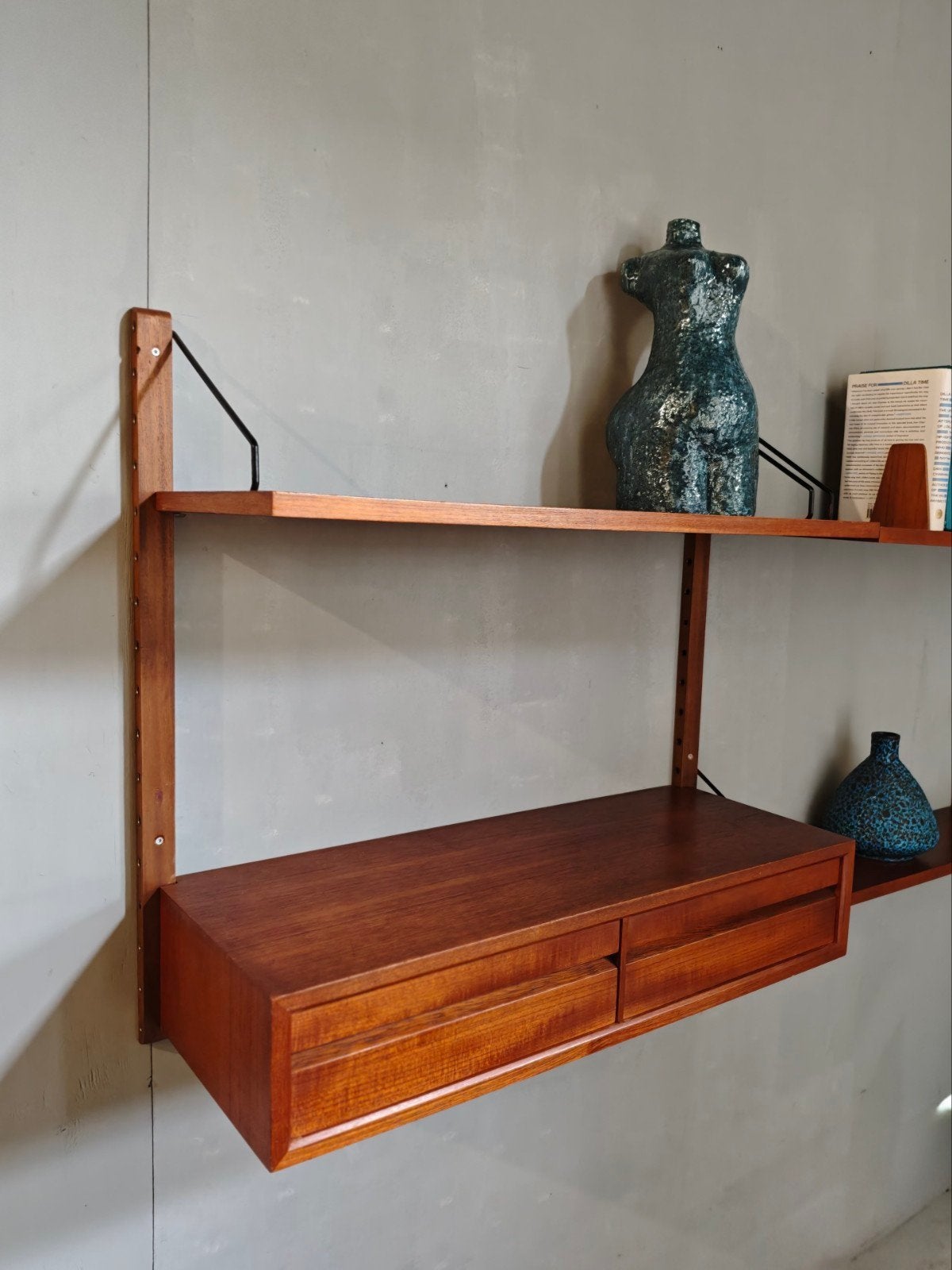 Vintage Cado System wandsysteem van Poul Cadovius, Huis en Inrichting, Ophalen, Gebruikt