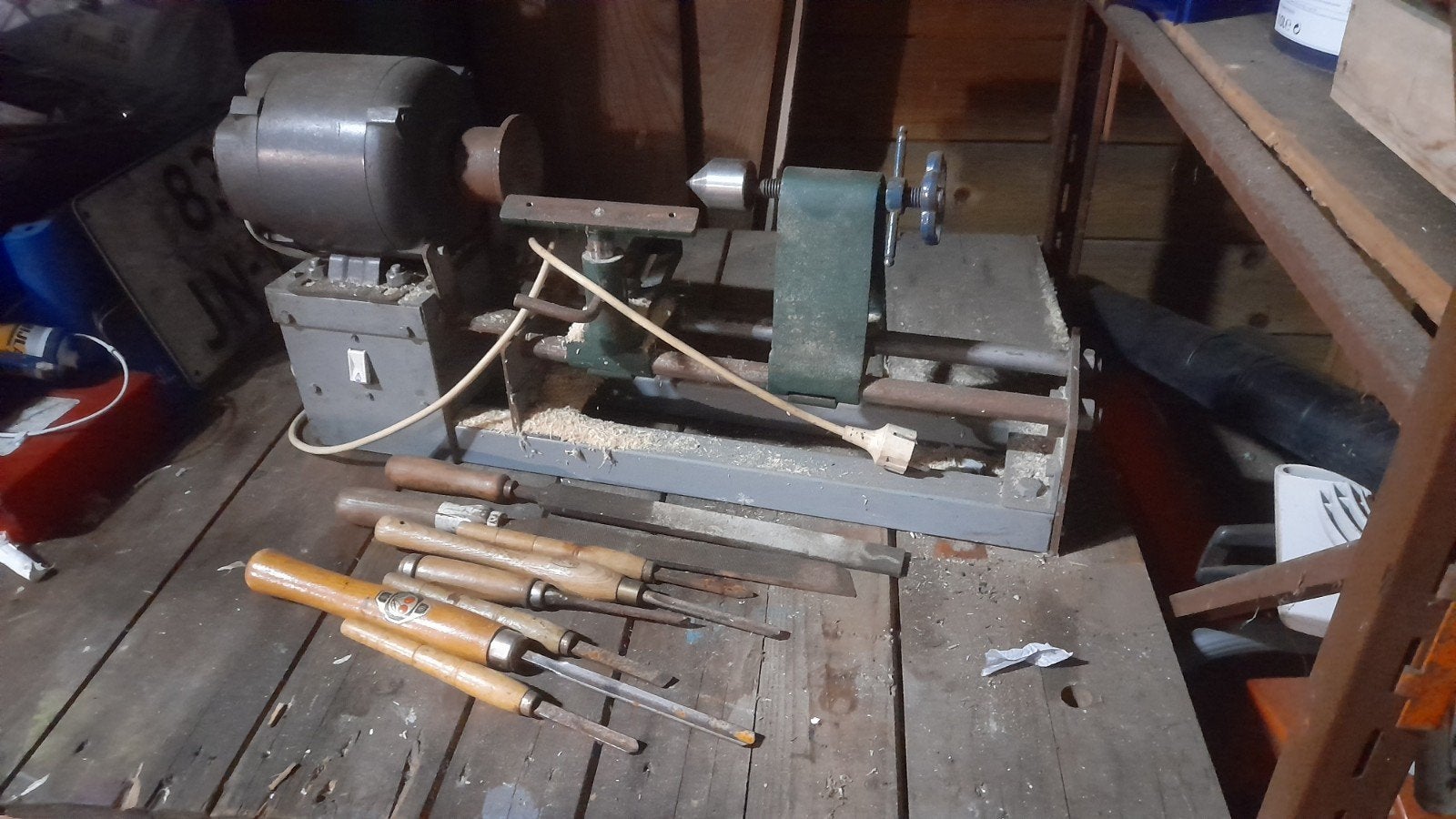 Houtdraaibank 230V, Ophalen, Gebruikt, Houtdraaibank, Minder dan 500 mm