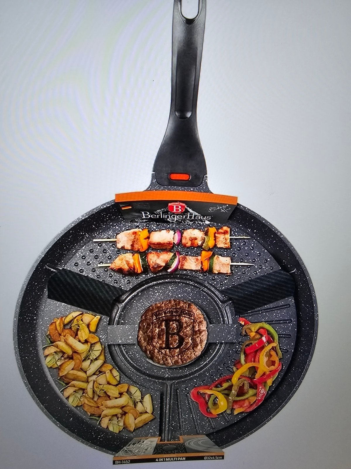 pan grill hapjespan  koekenpan bakpan, Huis en Inrichting, Keuken | Potten en Pannen, Ophalen, Koekenpan, Aluminium, Zo goed als nieuw