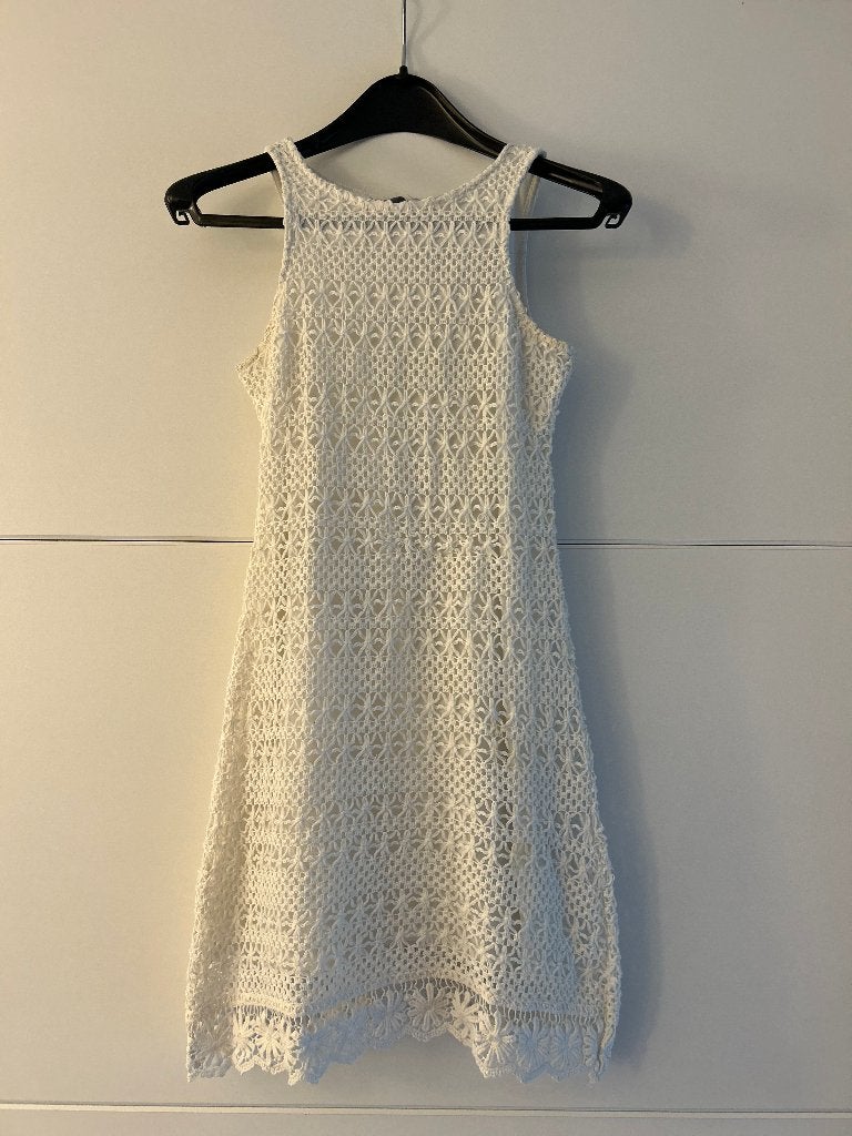 Lipsy Limited wit gehaakte jurk, Maat 38/40 (M), Wit, Ophalen of Verzenden, Zo goed als nieuw