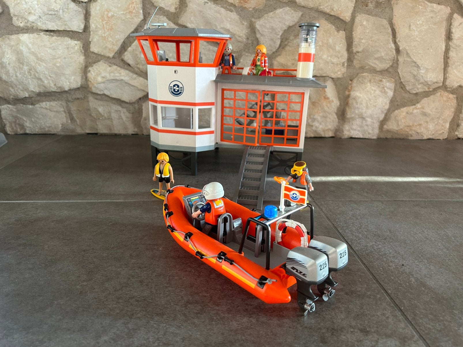 Playmobil 5539 Kustwacht centrale met vuurtoren, Ophalen of Verzenden, Gebruikt