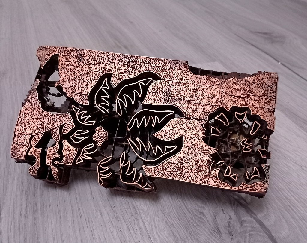 vintage batik stempel, Verzenden