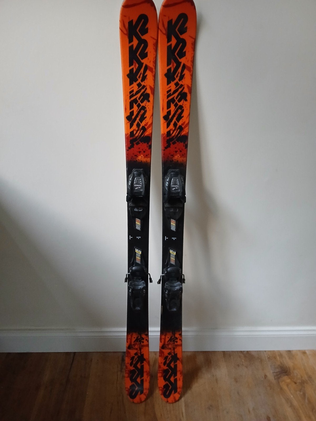 K2 juvy (twin-tip alpine) ski's, Sport en Fitness, Gebruikt, 100 tot 140 cm, Ski's, Ophalen