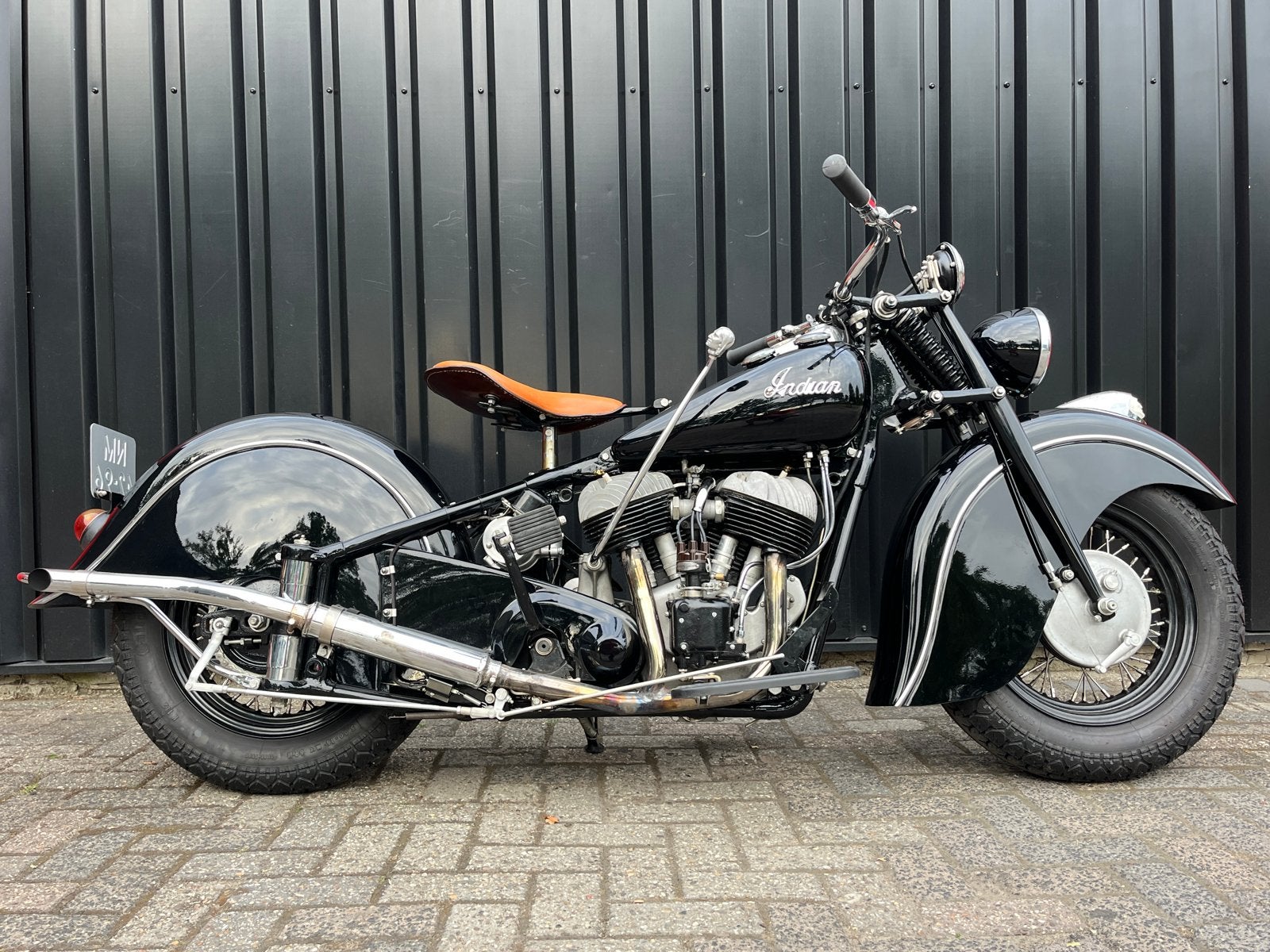 Indian Chief 1200 CC 1946 - Volledig Gereviseerd, Motoren, Motoren | Oldtimers, 2 cilinders, Gebruikt, Overig, Minimaal motorrijbewijs A2