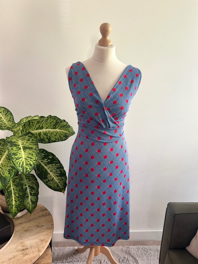 King Louie maat XL zomer stippen Ginger dress 3333