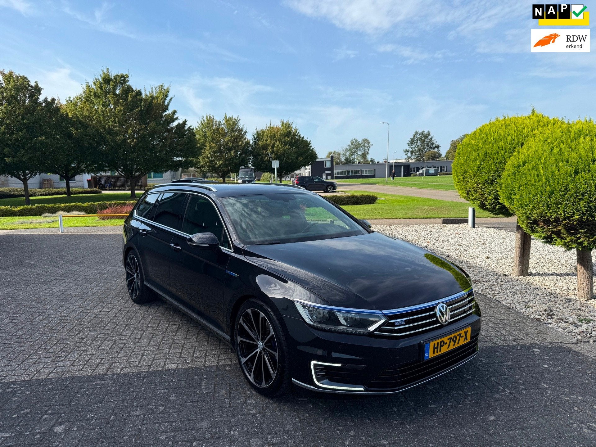 Volkswagen Passat Variant 1.4 TSI GTE Highline 2015, Dealer onderhouden, Gebruikt, Zwart, Automatische klimaatregeling